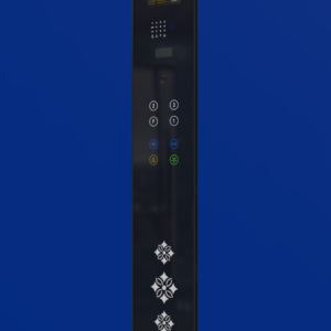 پنل داخل کابین تمام شیشه و لمسی دنا، با ال سی دی رنگی 8 اینچ