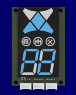 نمراتور سگمنتی LED طبقات (سفید، قرمز، آبی) - Image 3