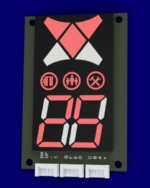 نمراتور سگمنتی LED طبقات (سفید، قرمز، آبی) - Image 2