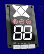 نمراتور سگمنتی LED طبقات (سفید، قرمز، آبی)