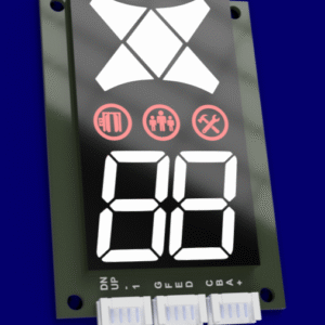 نمراتور سگمنتی LED طبقات (سفید، قرمز، آبی)