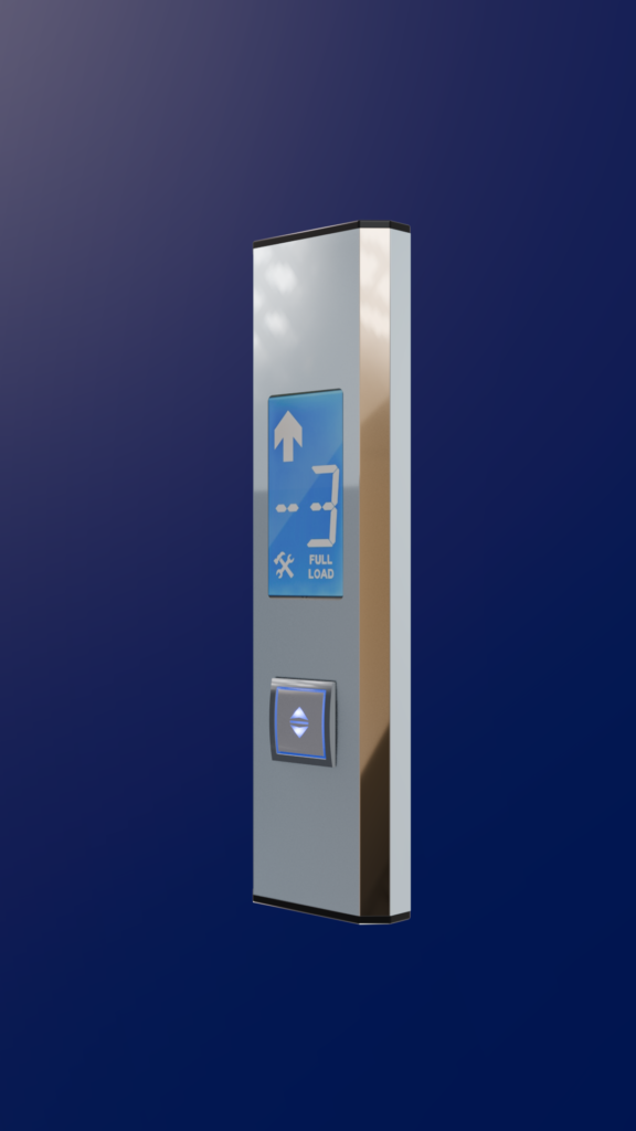 شستی طبقه سهند، یک مدل اقتصادی و با دوام، با کلید مربع و ال سی دی لاتیس.