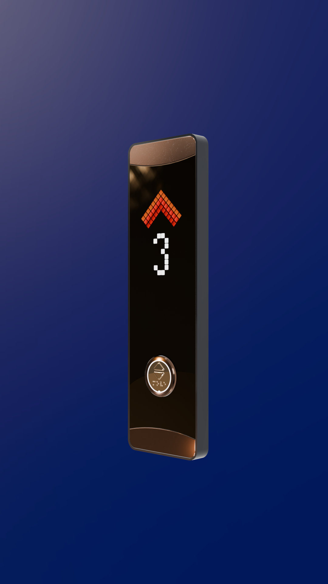 شستی لوکس دماوند، نمراتور دات ماتریکس ریزشی قرمز.