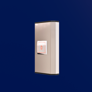 شستی طبقه تک کلید سهند با کلید مربع BST یا APB5. استیل دانه گندمی