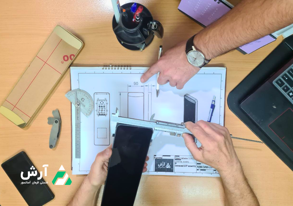 طراحی پنل آسانسور